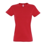 T-shirt pour femmes 100% coton 190 g/m² SOL'S Imperial couleur rouge cinquième vue