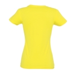 T-shirt pour femmes 100% coton 190 g/m² SOL'S Imperial couleur jaune vue latérale