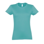 T-shirt pour femmes 100% coton 190 g/m² SOL'S Imperial couleur turquoise troisième vue