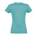 T-shirt pour femmes 100% coton 190 g/m² SOL'S Imperial couleur turquoise vue arrière