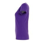 T-shirt pour femmes 100% coton 190 g/m² SOL'S Imperial couleur violet vue latérale