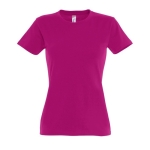 T-shirt pour femmes 100% coton 190 g/m² SOL'S Imperial couleur fuchsia