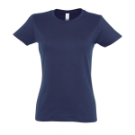 T-shirt pour femmes 100% coton 190 g/m² SOL'S Imperial couleur bleu marine