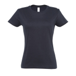T-shirt pour femmes 100% coton 190 g/m² SOL'S Imperial couleur bleu foncé