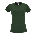 T-shirt pour femmes 100% coton 190 g/m² SOL'S Imperial couleur vert foncé vue d'ambiance