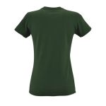 T-shirt pour femmes 100% coton 190 g/m² SOL'S Imperial couleur vert foncé vue arrière