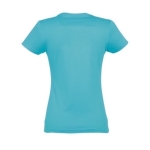 T-shirt pour femmes 100% coton 190 g/m² SOL'S Imperial couleur bleu ciel vue arrière