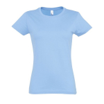 T-shirt pour femmes 100% coton 190 g/m² SOL'S Imperial couleur bleu pastel