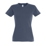 T-shirt pour femmes 100% coton 190 g/m² SOL'S Imperial couleur bleu jean