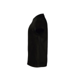 T-shirt pour enfants avec logo 100% coton 190 g/m² SOL'S Imperial couleur noir vue latérale