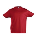 T-shirt pour enfants avec logo 100% coton 190 g/m² SOL'S Imperial couleur rouge cinquième vue