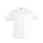 T-shirt pour enfants avec logo 100% coton 190 g/m² SOL'S Imperial couleur blanc neuvième vue
