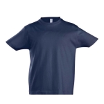 T-shirt pour enfants avec logo 100% coton 190 g/m² SOL'S Imperial couleur bleu marine