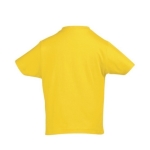 T-shirt pour enfants avec logo 100% coton 190 g/m² SOL'S Imperial couleur jaune foncé vue arrière