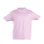 T-shirt pour enfants avec logo 100% coton 190 g/m² SOL'S Imperial couleur rose clair 