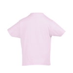 T-shirt pour enfants avec logo 100% coton 190 g/m² SOL'S Imperial couleur rose clair  vue arrière