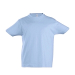 T-shirt pour enfants avec logo 100% coton 190 g/m² SOL'S Imperial couleur bleu pastel