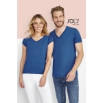T-shirts pour femmes à col en V 100% coton 150 g/m² SOL'S Moon
