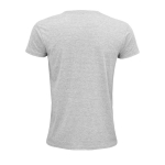 T-shirt unisexe en coton 100% biologique 140 g/m² SOL'S Epic couleur gris chiné vue arrière