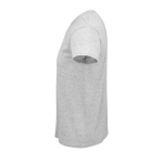 T-shirt unisexe en coton 100% biologique 140 g/m² SOL'S Epic couleur gris chiné vue latérale