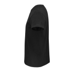 T-shirts personnalisés en coton biologique 150 g/m² SOL'S Crusader couleur noir vue latérale