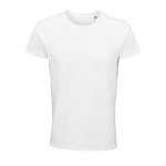 T-shirts personnalisés en coton biologique 150 g/m² SOL'S Crusader couleur blanc neuvième vue