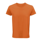 T-shirts personnalisés en coton biologique 150 g/m² SOL'S Crusader couleur orange