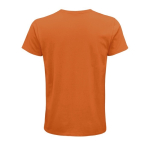 T-shirts personnalisés en coton biologique 150 g/m² SOL'S Crusader couleur orange vue arrière