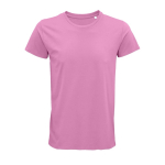 T-shirts personnalisés en coton biologique 150 g/m² SOL'S Crusader couleur rose