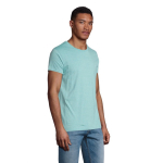 T-shirts personnalisés en coton biologique 150 g/m² SOL'S Crusader couleur turquoise deuxième vue photographique