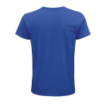 T-shirts personnalisés en coton biologique 150 g/m² SOL'S Crusader couleur bleu roi vue arrière
