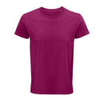T-shirts personnalisés en coton biologique 150 g/m² SOL'S Crusader couleur fuchsia