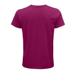 T-shirts personnalisés en coton biologique 150 g/m² SOL'S Crusader couleur fuchsia vue arrière