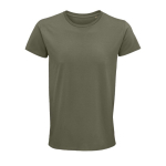 T-shirts personnalisés en coton biologique 150 g/m² SOL'S Crusader couleur kaki neuvième vue