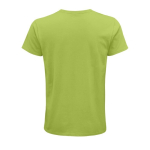 T-shirts personnalisés en coton biologique 150 g/m² SOL'S Crusader couleur vert clair vue arrière