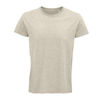 T-shirts personnalisés en coton biologique 150 g/m² SOL'S Crusader couleur ivoire troisième vue