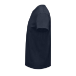 T-shirts personnalisés en coton biologique 150 g/m² SOL'S Crusader couleur bleu marine vue latérale