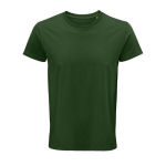 T-shirts personnalisés en coton biologique 150 g/m² SOL'S Crusader couleur vert foncé vue d'ambiance