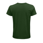 T-shirts personnalisés en coton biologique 150 g/m² SOL'S Crusader couleur vert foncé vue arrière