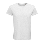 T-shirts personnalisés en coton biologique 150 g/m² SOL'S Crusader couleur gris clair chiné