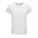 T-shirts personnalisés en coton biologique 150 g/m² SOL'S Crusader couleur gris clair chiné