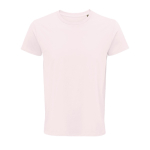 T-shirts personnalisés en coton biologique 150 g/m² SOL'S Crusader couleur rose pastel