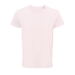 T-shirts personnalisés en coton biologique 150 g/m² SOL'S Crusader couleur rose pastel