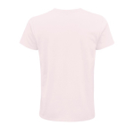 T-shirts personnalisés en coton biologique 150 g/m² SOL'S Crusader couleur rose pastel vue arrière