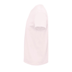 T-shirts personnalisés en coton biologique 150 g/m² SOL'S Crusader couleur rose pastel vue latérale