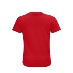T-shirt pour enfants en coton 100% biologique 150 g/m² SOL'S Crusader couleur rouge vue arrière