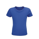 T-shirt pour enfants en coton 100% biologique 150 g/m² SOL'S Crusader couleur bleu roi troisième vue