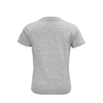 T-shirt pour enfants en coton 100% biologique 150 g/m² SOL'S Crusader couleur gris chiné vue arrière