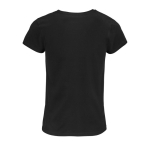 T-shirt pour femmes en coton 100% biologique 150 g/m² SOL'S Crusader couleur noir vue arrière