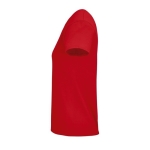T-shirt pour femmes en coton 100% biologique 150 g/m² SOL'S Crusader couleur rouge vue latérale